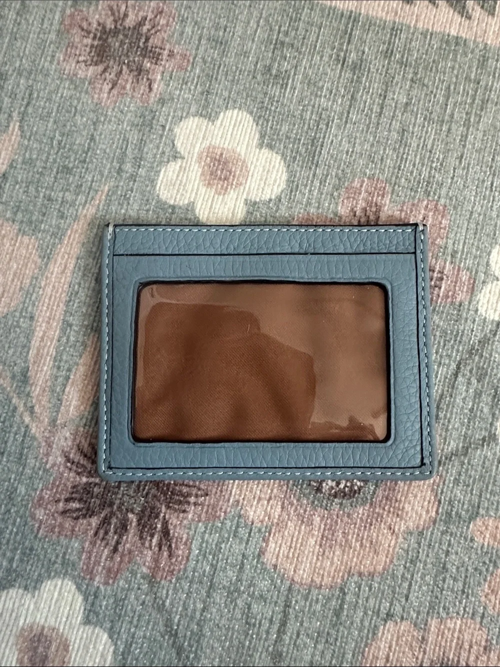 Coach Essential Card Case Denim Signature
